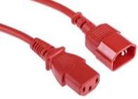 C13-C14 Power Cord Red/Blue